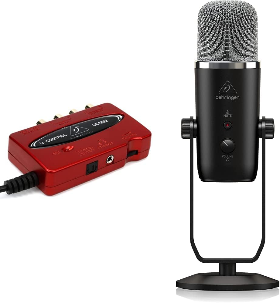 Behringer UCONTROL UCA222 UltraLow Latency 2 In/2 Out USB