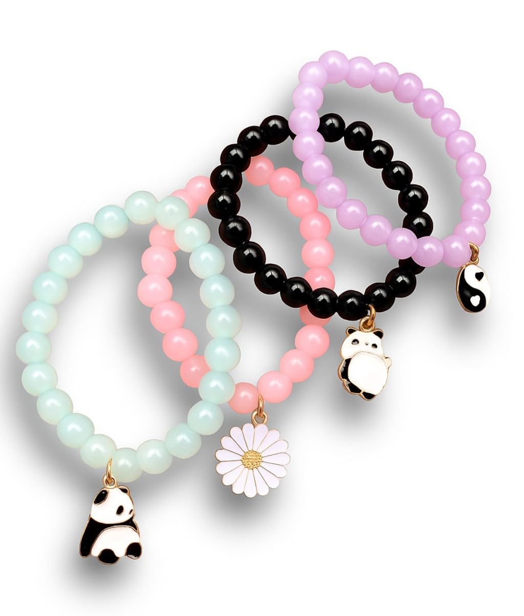 SUPER SOFTENER Bead Bracelet Set - Adjustable, Elegant Hand Jewelry Bracelet For bff, friendship, couple, Women, Girls, Boys, Men Gift