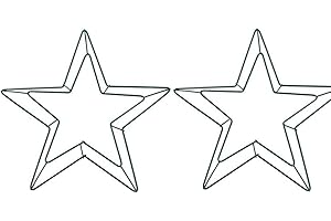 Star Shaped Wire Wreath Frame