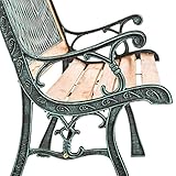 TecTake Gartenbank Parkbank Holz – Diverse Modelle – („Tamara“ 127 x 51 x 73cm | Nr. 401423) - 4