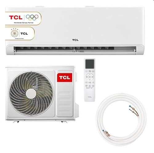 TCL Split Klimaanlage 24000 BTU (7,0 kW) Modell: BreezeIN mit Sprachsteuerung, WIFI für Räume bis 70m² 4 in 1: Heizen, Kühlen, Entfeuchten, Ventilieren inkl. 8°C Frostschutzmodus, Eco- & Turbomodus TCL Split Klimaanlage 24000 BTU (7,0 kW) Modell: BreezeIN mit Sprachsteuerung, WIFI für Räume bis 70m² 4 in 1: Heizen, Kühlen, Entfeuchten, Ventilieren inkl. 8°C Frostschutzmodus, Eco- & Turbomodus