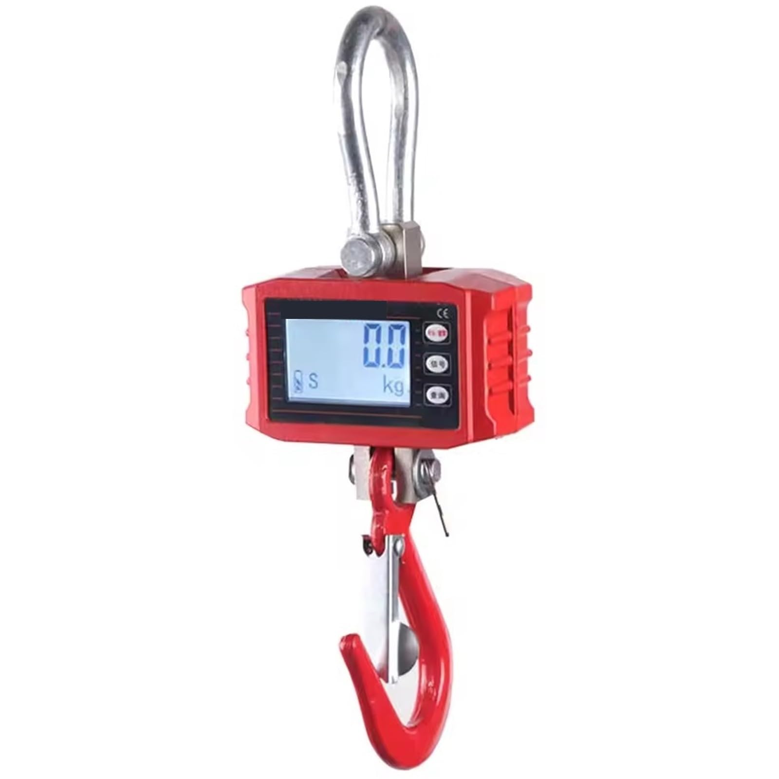 Digital Crane Scale, 300/500kg Digital Hanging Scale LCD Display Crane Scale for Fishing Industry(500kg)
