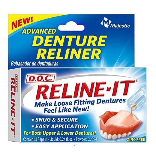 D.O.C. Reline-It Advanced Denture Reliner Kit ( Pack of 2)