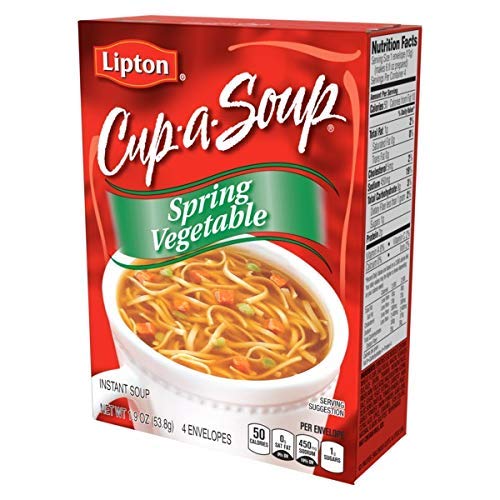Lipton Cup-A-Soup Spring Vegetable, 4 ct, 6 pk