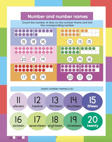 Image of Edsmart Tiny Maths- Senior KG Maths Book - Kids Activity 5+ Years / CBSE UKG Maths books for kids / Kindergarten Maths Activity Text Books / Picture books / Teaches Numbers, Addition & Subtraction