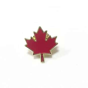 Amazon.co.jp: Canada ピンバッジ メイプルリーフ カナダ Pins