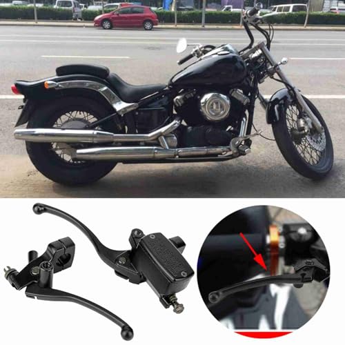 Tbest Motorrad 25Mm Lenker Hauptbremszylinder Kupplungshebel, 1 Satz 1" 25Mm Motorrad Hauptbremszylinder Lenker Bremskupplung Haup