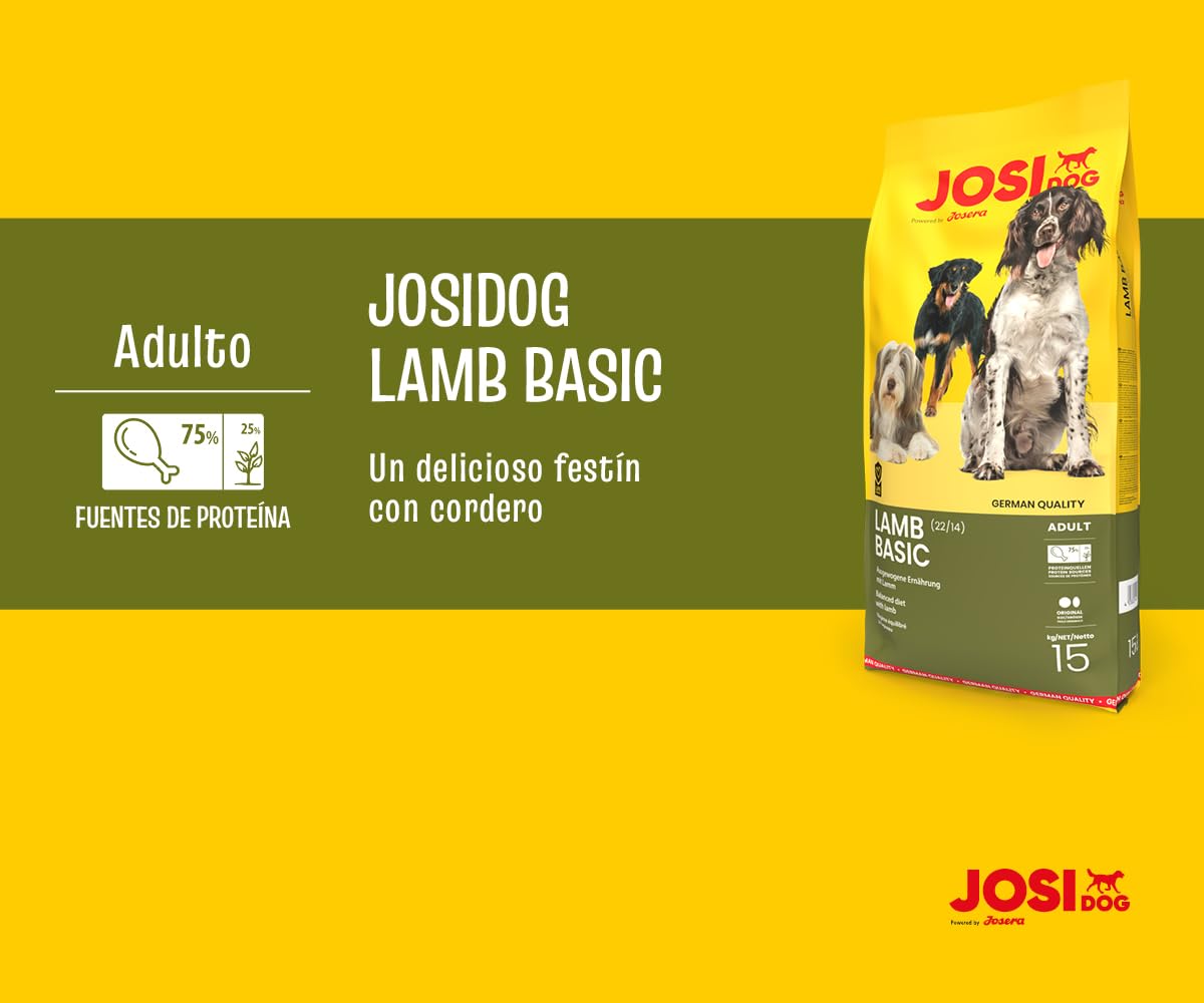 JosiDog Lamb Basic 15kg