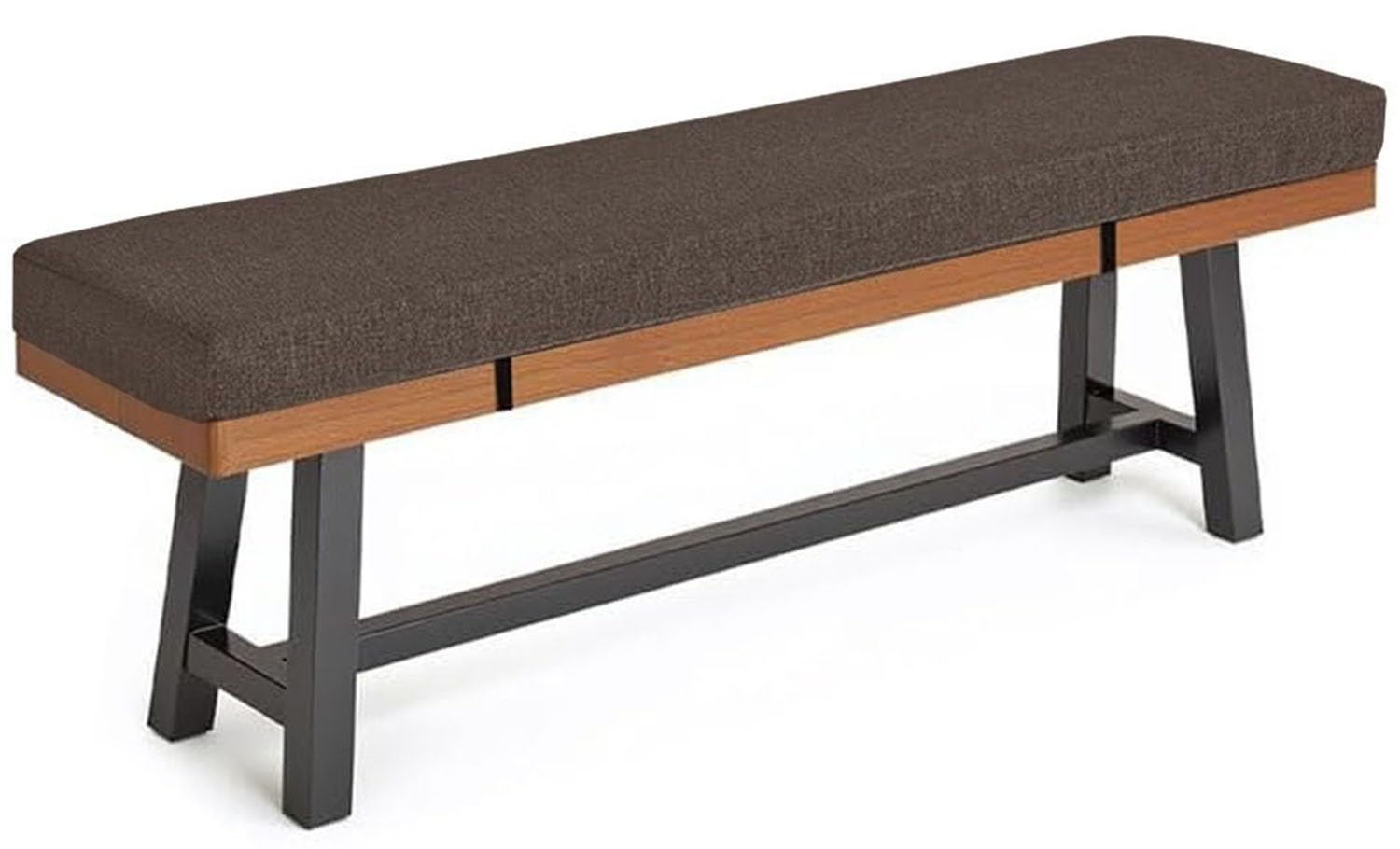 Outdoor Bench Cushion 140cm/100cm/120cm/150cm/220 x 40cm for Indoor Garden Furniture, Non Slip Pad Patio Kitchen Sofa Bench Cushions for Dinning Bench Swing Window Seat Pad(Dark Coffee,120x30x3cm)