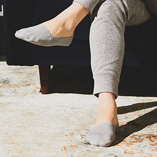 Image of Cloud No Show Socks Non Slip Loafer Sneaker Flats Boat Shoe Invisible Low Cut Liner Cotton Socks For Men and Women