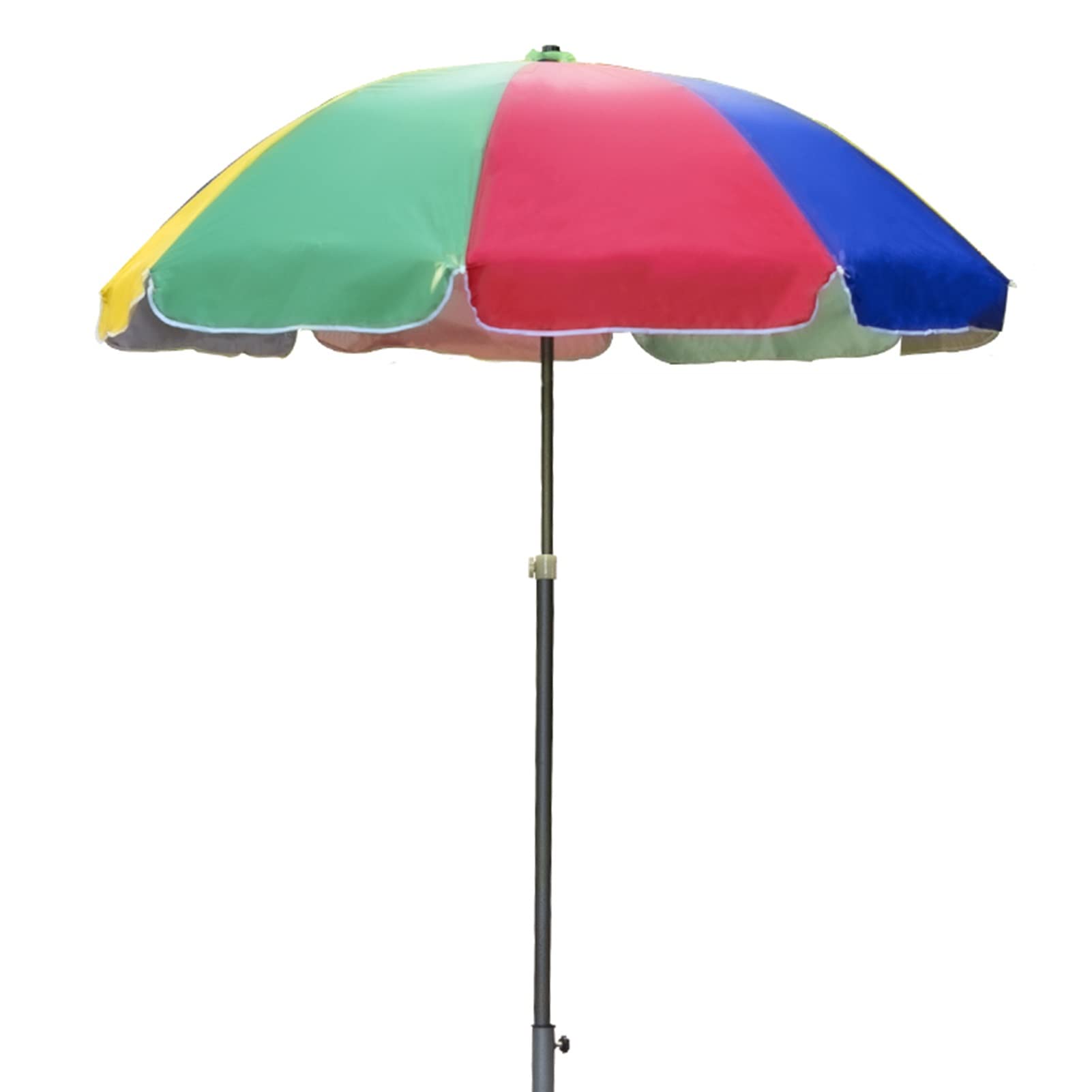 Parasol de Jardin Parasol d'extérieur Parasol Portable, Parasol de terrasse Parasol de marché Parasol de Plage sans Base, Parapluie de Table Ronde (Color : Multicolour, Size : 2.2m/7.2ft)