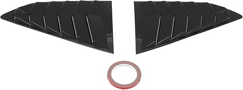 SCITOO Plastic Rear Window Louvers Fits for 2010-2015 for Chevrolet for Camaro M