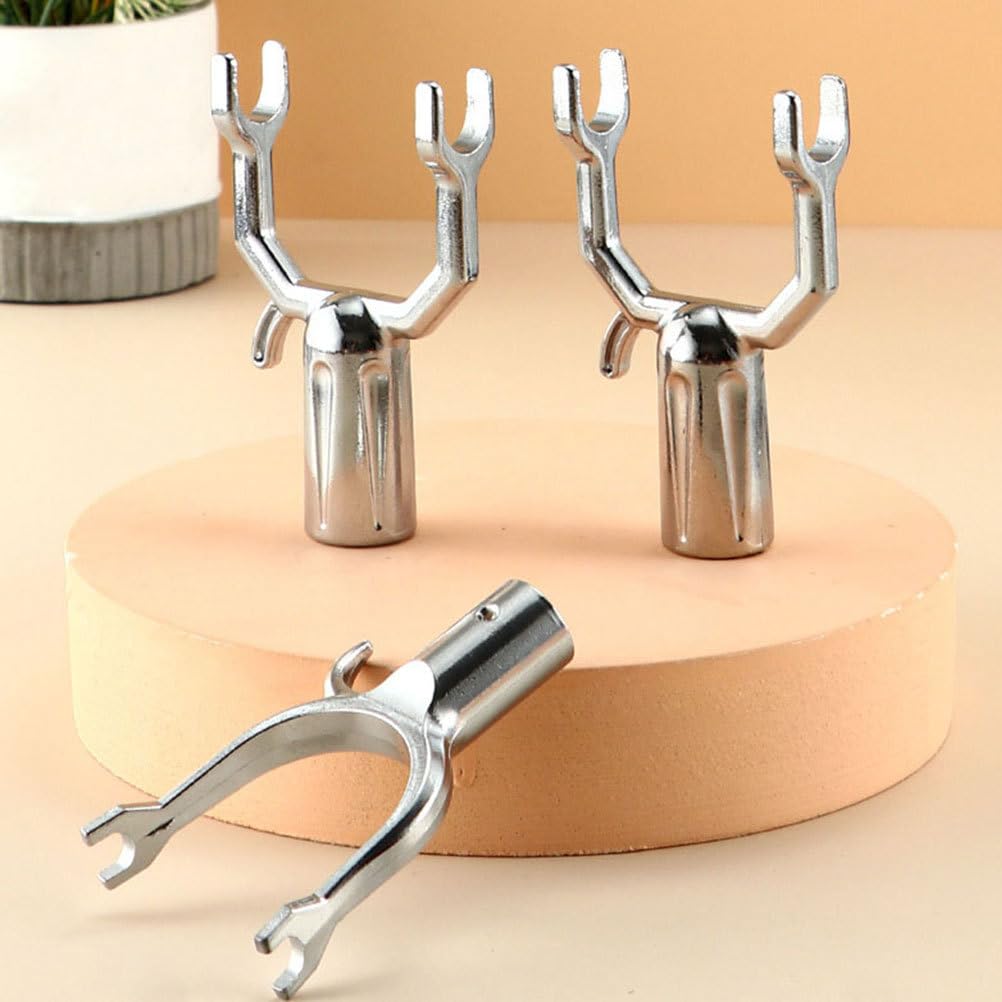 Housoutil Fourche De Support pour Arbres Fruitiers Métallique Réutilisable 10.00X6.00X1.90Cm Support Stable pour Jardin Verger Potager Lot de 10 Têtes De Fourche