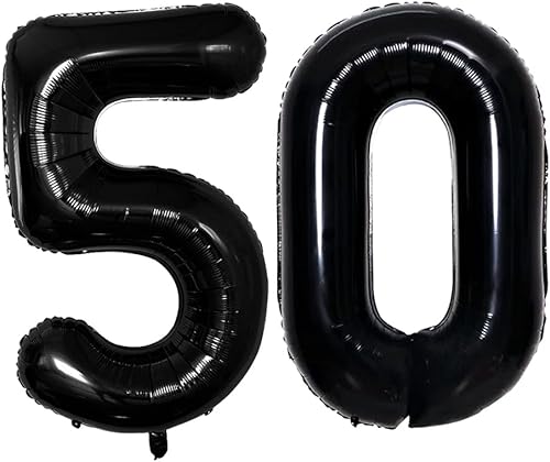 Miniatura 370 de GOER Globos con el número 40 para decoraciones de fiesta de cumpleaños número 40, globos de helio de aluminio jumbo de 42 pulgadas para 40