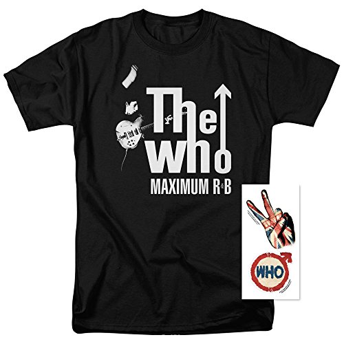 The Who Maximum R & B T Shirt & Exclusive Stickers
