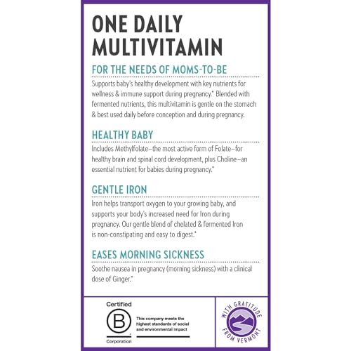 New Chapter One Daily Prenatal Multivitamin, 30 Count - image 8