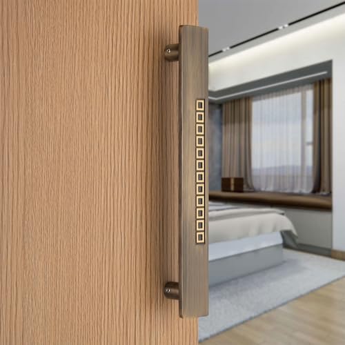 Image of COMPASS 24 inch Brass Main Door Handle | Door Handles for Main Door | Pull Handles for All The Doors of House | Office | Hotels | PH-231 (Pack of 1, Antique Finish)