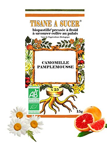 Bio Pastilles Tisane à Sucer Camomille / Pamplemousse Bio Cover
