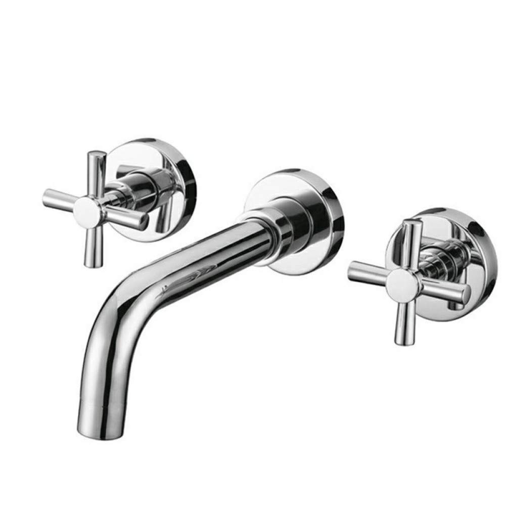 Bathroom Sink Taps in-Wall Basin Faucet Conjoined Tap Sink Mixer Tap Bathroom Toilet Faucet Mop Pool Tap