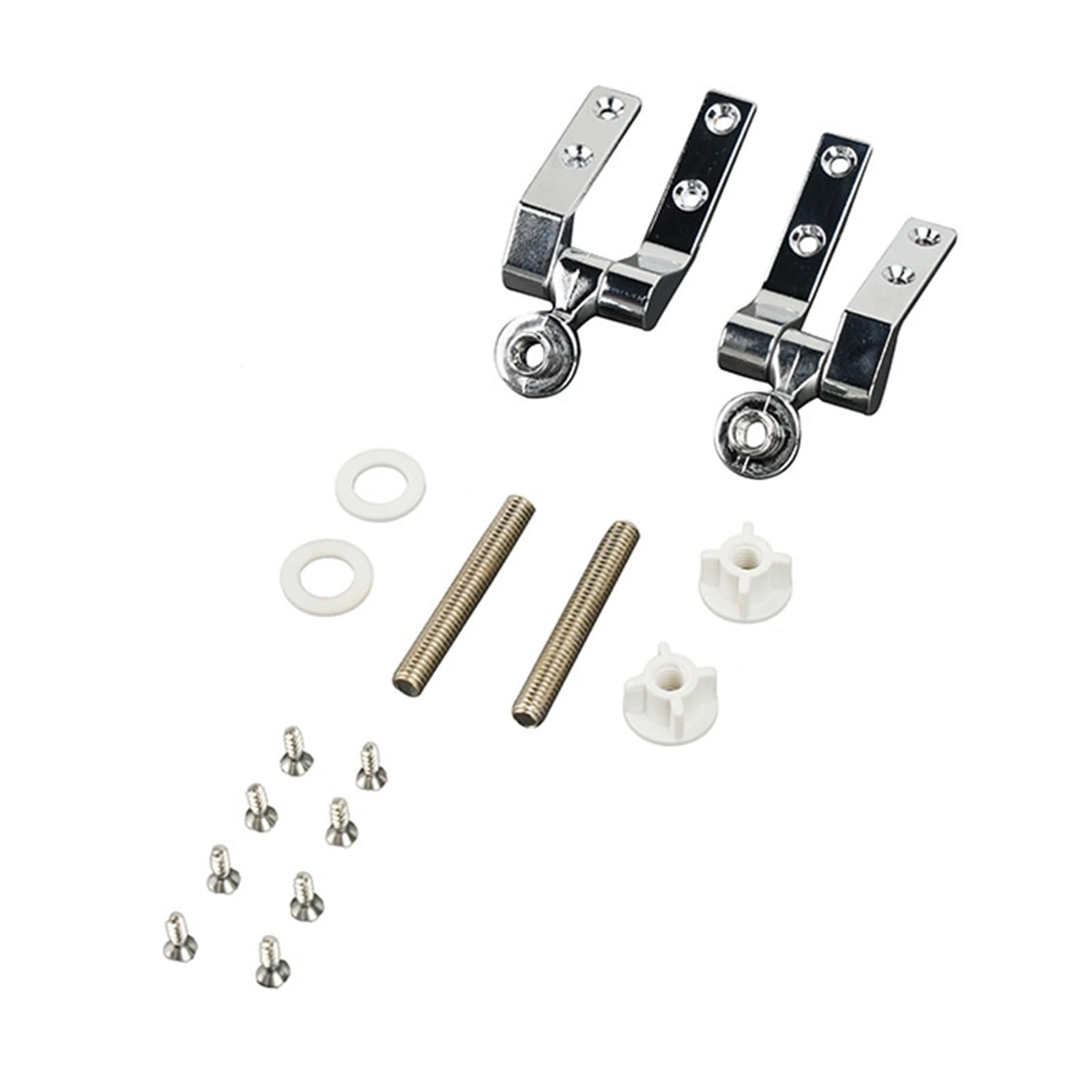 Xuqizzpp Multicolor Toilet Covers Mounting Connector Universals Seats Hinges Fittings Accessories Lid Hinge Fittings Replacement Parts