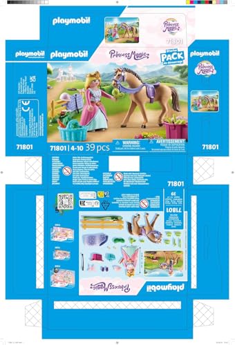PLAYMOBIL | Princess Magic | Prinzessin mit Pferd | Prinzessinnenspielzeug | Spielzeug für Kinder ab 4 Jahren | 71801 – Ansicht 7