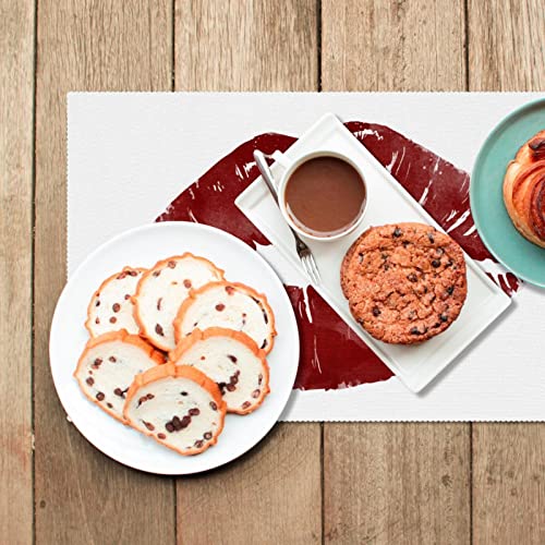 Set de table baiser de 6 pièces 30x45 cm antidérapant pour repas - 7