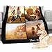 AOFUN Personalized Photo Blanket, 4 Photos Custom Blankets Photo Blankets Customize for Mom Grandma Wife Women from Daughter Son Husband, 8 Sizes