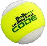 Balls ... unlimited Code Green Tennisball, Drucklose Trainingsbälle - 60er Beutel - gelb/weiß