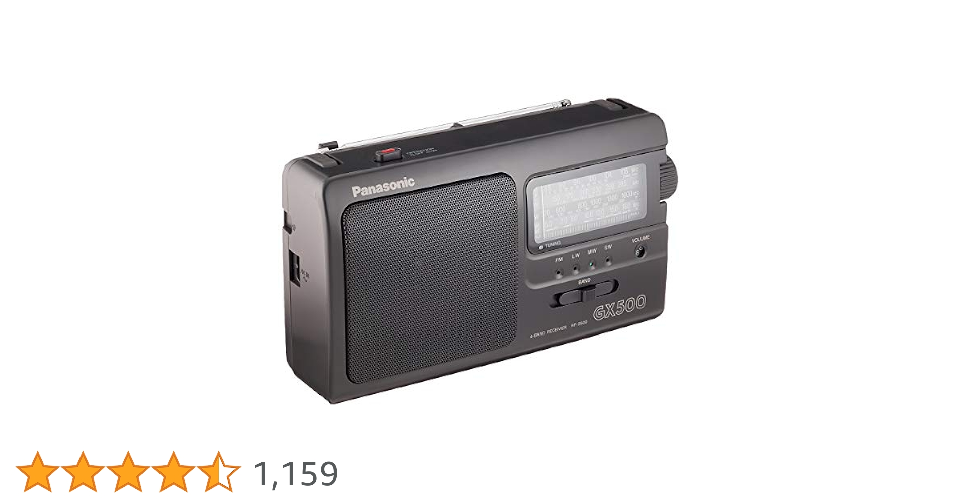 Panasonic RF-3500 ラジオ Panasonic FM Radio RF-3500E9-K I Frequencies: FM/AM/LW/SW