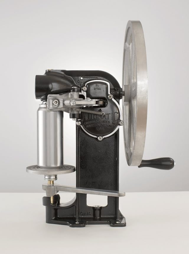 Generic All American SF202A Can Sealer Flywheel Beverage Can Seamer Canner, Black & Aluminum