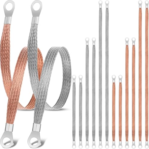 Non-Hybrid - Radio Static And/Or Poor Radio Sound Quality When Moving - 2020-2023 Ford Explorer & Lincoln Aviator 5 Yaocom 12 Pcs Universal Automotive Ground Straps, 10/15/20 Inch Engine Ground Strap Kit with Ring Terminals, Braided Copper Tinned Copper Engine Grounding Cable Straps for Most Cars