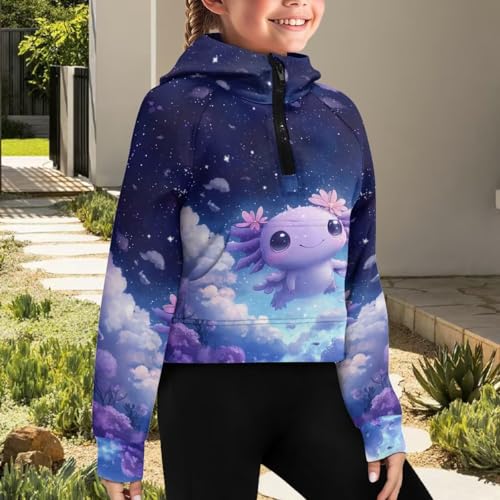 Ystardream Half Zip Up Hoodies for Girls' Fashion Hoodies & Sweatshirts for Casual3