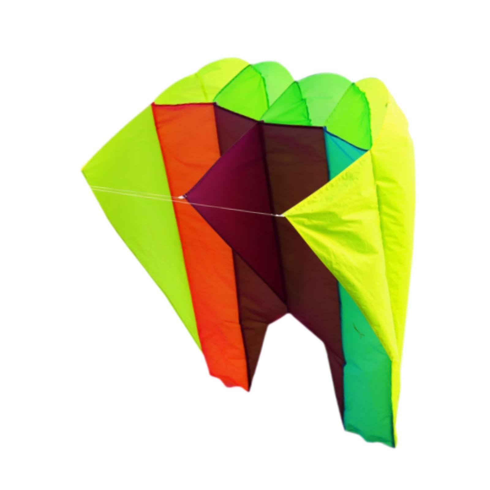perfk Cometa con Mosca 3D, Actividades únicas Multicolor, Juego Infantil Plegable, Actividad, Pantalones Cortos Grandes, Cometa para césped, jardín, Viaje