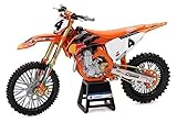 Diecast Model Bike Compatible with NewRay Motorcycle 1:12 Red Bull KTM Factory Racing 450 SX-F #4 Chase Sexton 58473