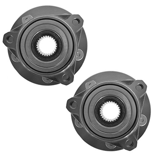 Image of TRQ 2 Piece Front Wheel Bearing & Hub Assembly Set Compatible with 1998-2003 Ford Windstar