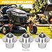 3-Pack 037-2000-00, 037-2050-00 Spindle Assembly, 42'' 48'' 54'' Lawn Mower Deck Spindle Rebuild Kit, Compatible with Bad Boy MZ Magnum Deck Mower, Spindle Height-5 2/3