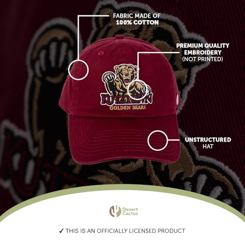 Gorra bordada ajustable universitaria KU Golden Bears miniatura 3