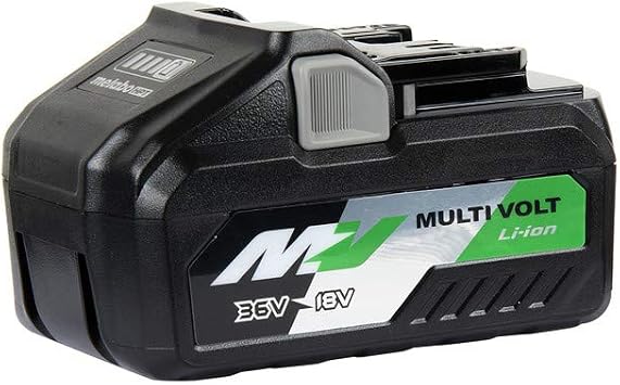 بطارية Metabo HPT MultiVolt | 36V / 18V ، 4.0 Ah / 8.0 Ah ، ليثيوم أيون ، نمط الشريحة | 372121M