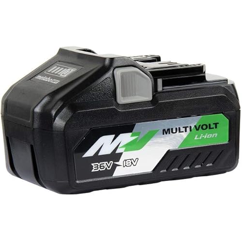 Metabo HPT MultiVolt Battery | 36V/18V, 4.0 Ah/8.0 Ah, Lithium Ion, Slide Style | 372121M