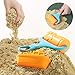 MOTION SAND, 2.65lbs Play Sand, Motion Beach Mold Kit, Play Sand Set with 20 Pcs Sand Molds and 1 Sand Tray, Non-Toxic Sand Molding Set for Kids