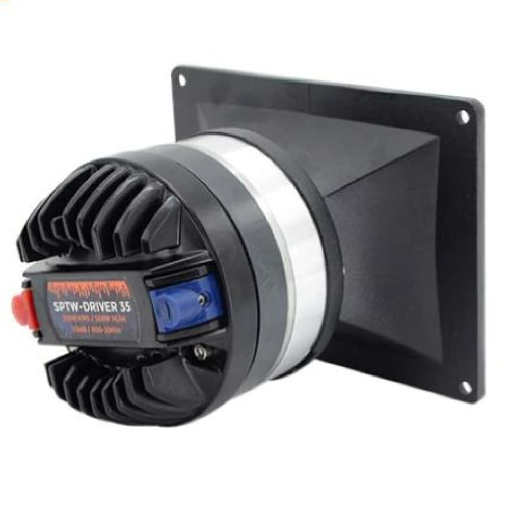 SP AUDIO 1 SPTW-35 SP TW35 driver a compressione con tromba da 12 x 16 cm 250 watt rms e 500 watt max impedenza 4 ohm sensibilità 113 db spl auto + condensatore omaggio, 1 pezzo