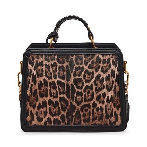 Image of Steve Madden womens Steve Madden EVELYN Logo Plaque Top Handle