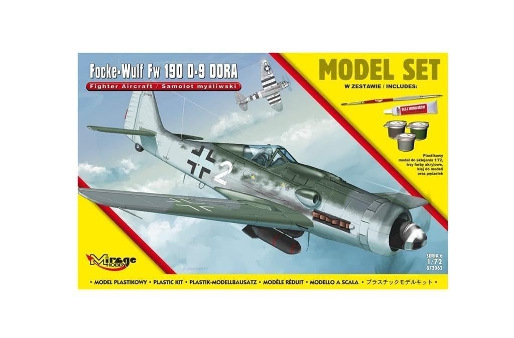 Mirage Hobby German Fighter Aircraft Focke-Wulf Fw 190 from World War II