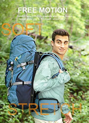 Rash Guard Swim for Men UPF 50 Long Sleeve Fishing Hoodie Fishing Shirts4