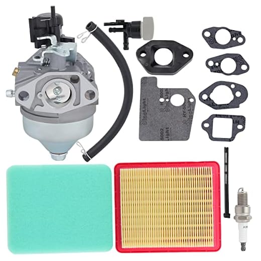 Hipa 16100-Z0Y-M42 Carburetor for Honda GCV190LA HRX217 K1 K2 K3 K4 K5 HRX2174HZA HRX217K4VLA HRX217HYA Lawn Mower with 17211-ZL8-023 Air Filter