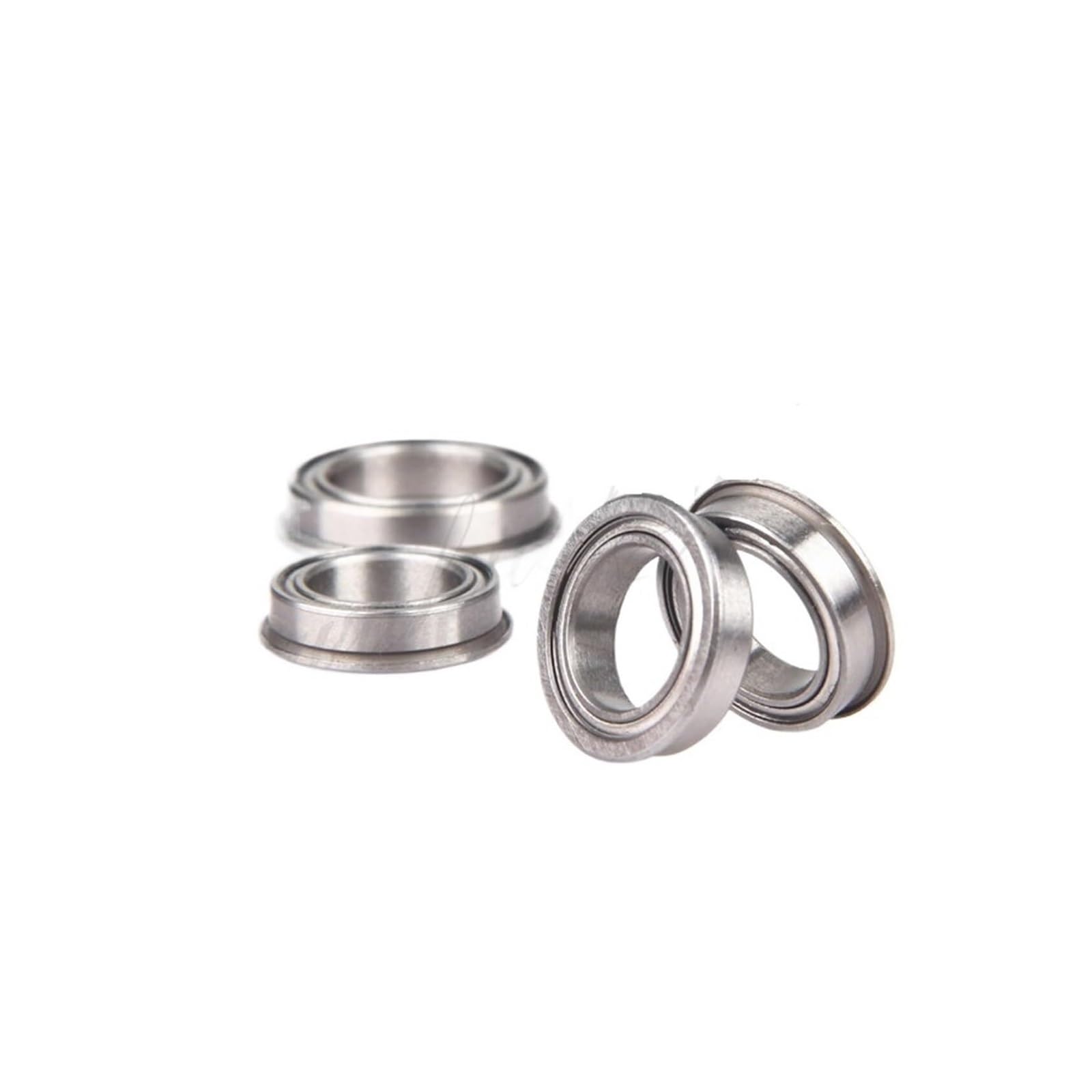 Juego de Rodamientos, 10 Uds cubierta de hierro F682ZZ F683ZZ F684ZZ F685ZZ F686ZZ F687ZZ F688ZZ F689ZZ rodamiento bolas brida escudo Metal pared delgada(Premium Quality,F605zz 5x14x5mm)