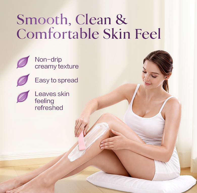 Hair Removal Cream for Body, Legs, Arms, Underarms & Bikini Line, 5.07 Fl Oz / 150 mL
