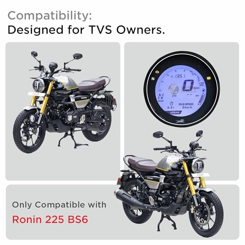 Image of Spartan Shield [2 PACK Digital Meter Protector For 2025 TVS RONIN - SS - DS - TD || Soft Thin Flexible TPU Instrument Cluster Film Guard || New TvsRonin Bike Accessory 2026 [Not Tempered Glass]