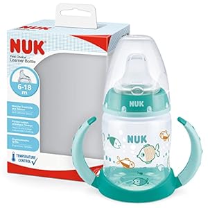 NUK First Choice+ Trinklernflasche 6-18M Fische Grün