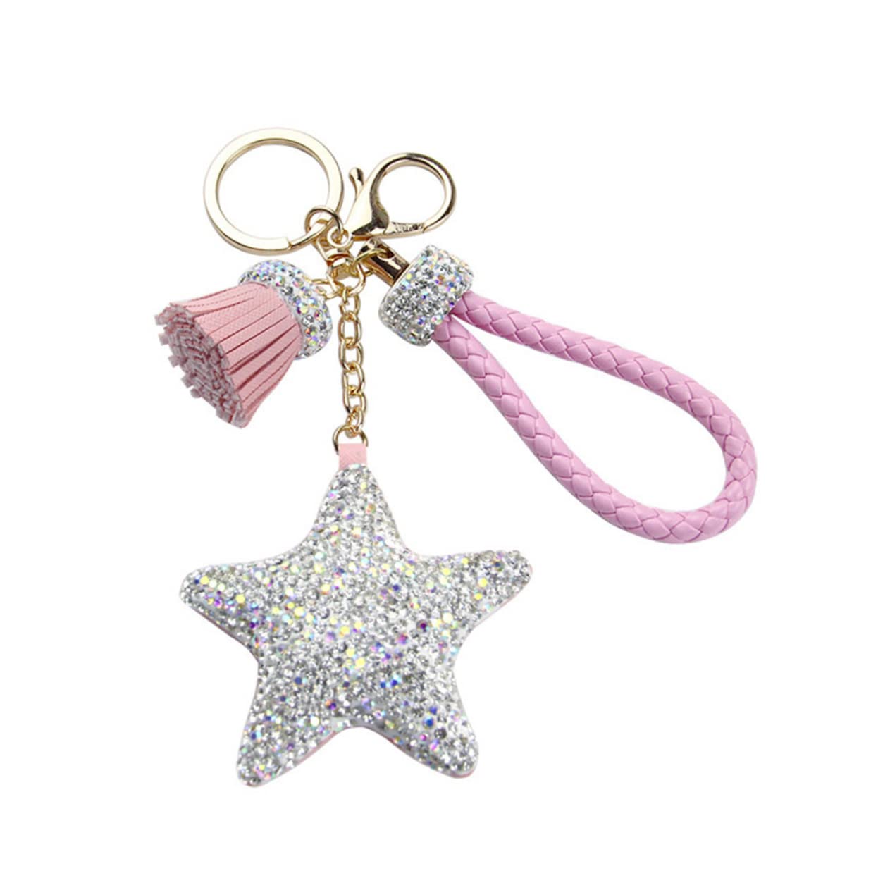 SHERCHPRY 2 colgantes de borla para bolso Miss